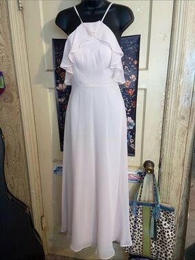JULES LIGHT PINK WEDDING DRESS Chiffon Bridesmaid JULES